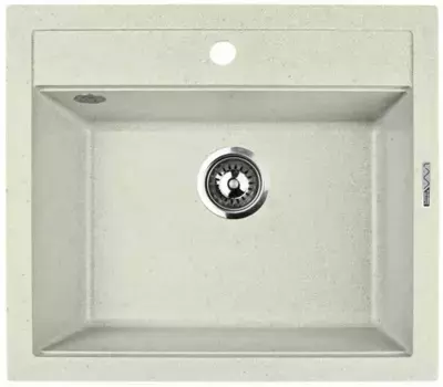 Мойка для кухни «Lava» Q2.VNL 56/51 искусственный камень vanilla