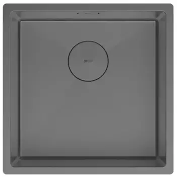 Мойка для кухни «Lemark» Olanga 440 44/44 нержавеющая сталь графит