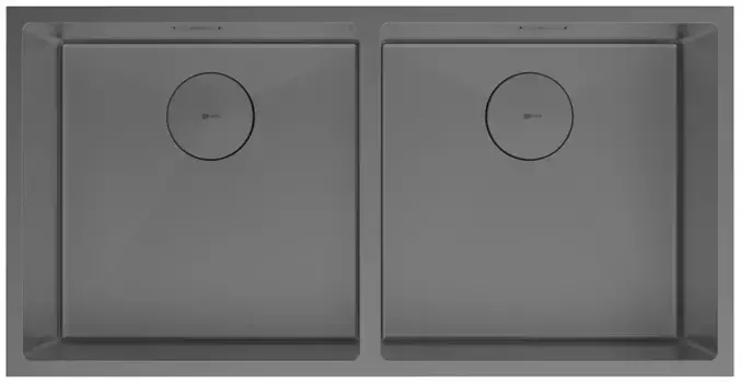 Мойка для кухни «Lemark» Proran 900 87/44 нержавеющая сталь графит