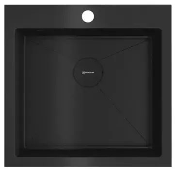 Мойка для кухни «Omoikiri» Akisame 51-GB 51/51 нержавеющая сталь графит