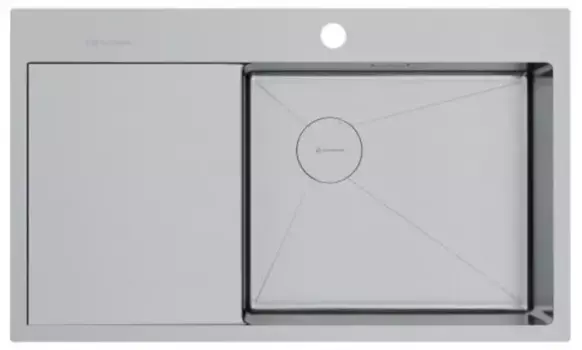 Мойка для кухни «Omoikiri» Akisame 86-IN-R Side 86/51 нержавеющая сталь правая