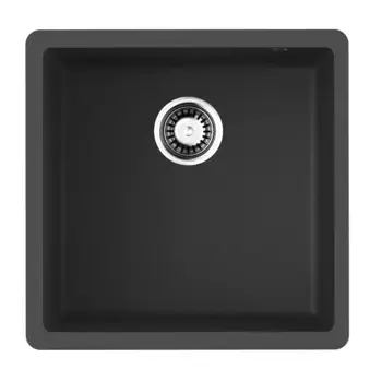 Мойка для кухни «Omoikiri» Bosen 44U BL 44/44 искусственный камень чёрная