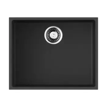 Мойка для кухни «Omoikiri» Bosen 54 U BL 54/44 искусственный камень чёрная