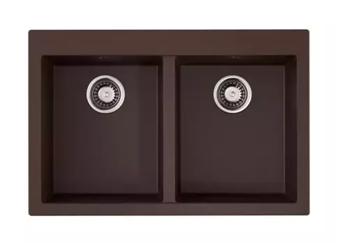 Мойка для кухни «Omoikiri» Bosen 80 2 DC 80/53 искусственный камень тёмный шоколад