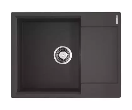 Мойка для кухни «Omoikiri» Daisen 65 BL 65/51 искусственный камень чёрная
