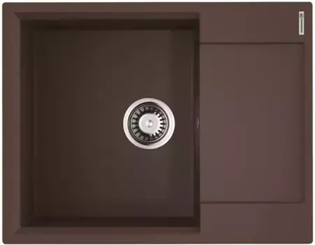 Мойка для кухни «Omoikiri» Daisen 65T-DC 65/51 искусственный камень темный шоколад универсальная