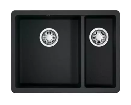Мойка для кухни «Omoikiri» Kata 55 2 U BL 55/42 искусственный камень чёрная