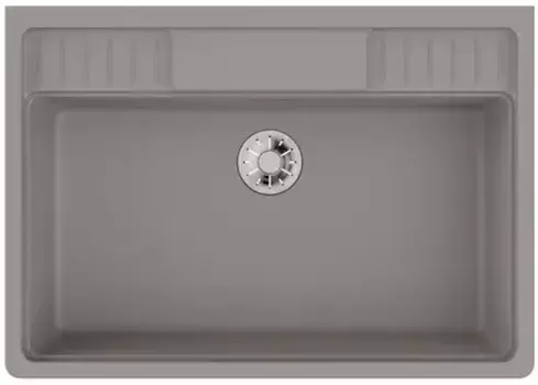 Мойка для кухни «Omoikiri» Kinokawa 90-GR 4993854 90/64 Artceramic leningrad grey