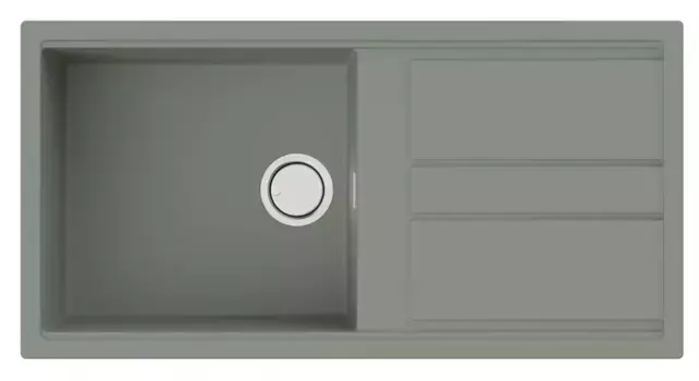 Мойка для кухни «Omoikiri» Kitagawa 100/51 100-WG 4993251 Artceramic wind green