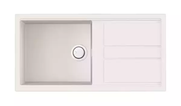 Мойка для кухни «Omoikiri» Kitagawa 100 WH 100/51 искусственный камень белая универсальная