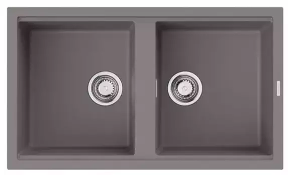 Мойка для кухни «Omoikiri» Kitagawa 86-2-GR 86/51 Artceramic leningrad grey