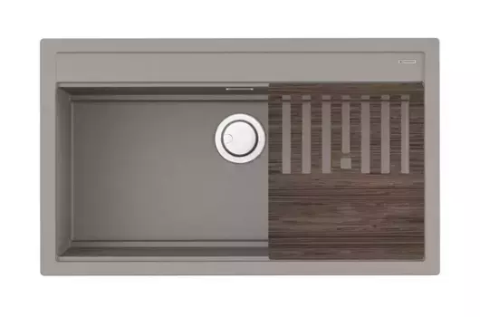 Мойка для кухни «Omoikiri» Kitagawa 86 LB GR 86/51 искусственный камень leningrad grey