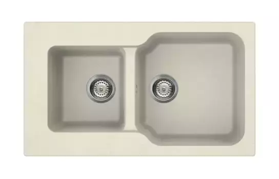 Мойка для кухни «Omoikiri» Maru 86 2 BE 86/50 искусственный камень ваниль универсальная
