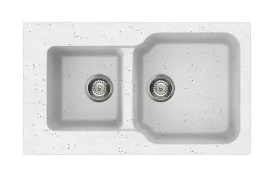 Мойка для кухни «Omoikiri» Maru 86 2 EV 86/50 искусственный камень эверест универсальная