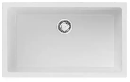 Мойка для кухни «Omoikiri» Okinoshima 76-U/I-WH 76/46 Natceramic белая глянцевая