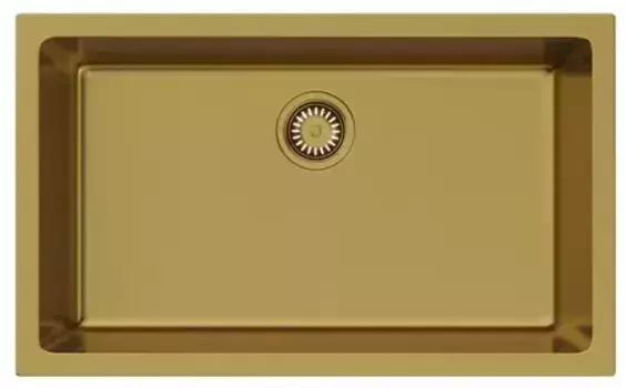 Мойка для кухни «Omoikiri» Okinoshima 76-U/I-G 76/46 Natceramic золото глянцевое