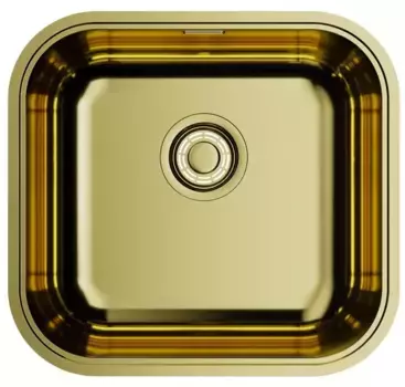 Мойка для кухни «Omoikiri» Omi 44/42 44-U/I-LG 4993268 нержавеющая сталь светлое золото