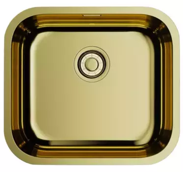 Мойка для кухни «Omoikiri» Omi 49/44 49-U/I-LG 4993301 нержавеющая сталь светлое золото