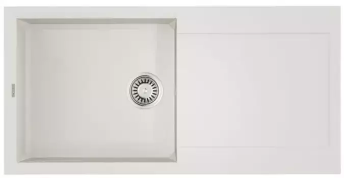 Мойка для кухни «Omoikiri» Sakaime 100 WH 100/50 искусственный камень белая универсальная