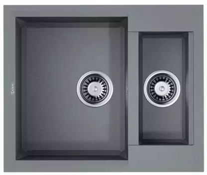 Мойка для кухни «Omoikiri» Sakaime 60-2-GR 4993554 60/50 искусственный камень leningrad grey