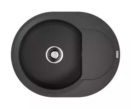 Мойка для кухни «Omoikiri» Sakaime 60E BL 60/47 искусственный камень чёрная универсальная