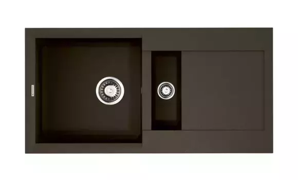 Мойка для кухни «Omoikiri» Sakaime 86 2 DC 86/44 искусственный камень тёмный шоколад универсальная