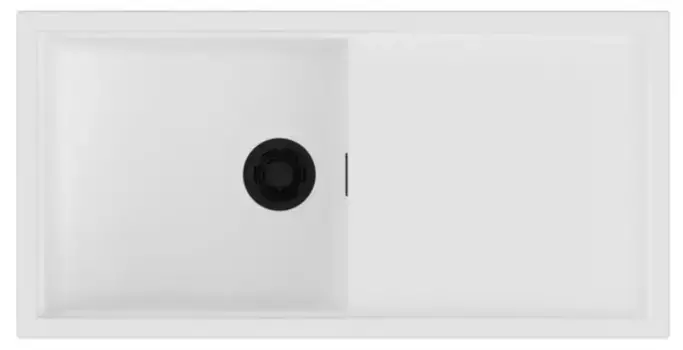 Мойка для кухни «Omoikiri» Sintesi 100/50 100-WH 4997126 Artceramic белая