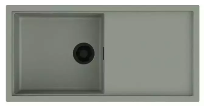 Мойка для кухни «Omoikiri» Sintesi 100/50 100-WG 4997128 Artceramic wind green