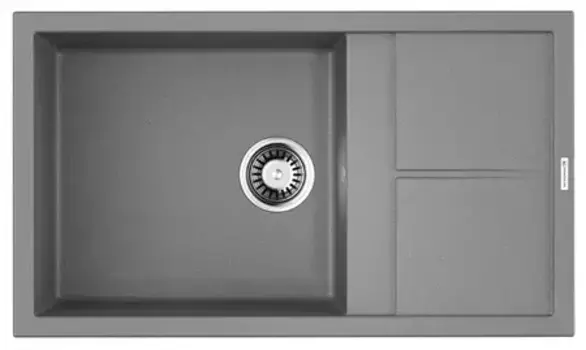 Мойка для кухни «Omoikiri» Sumi 86-GR 4993564 86/50 искусственный камень Leningrad Grey