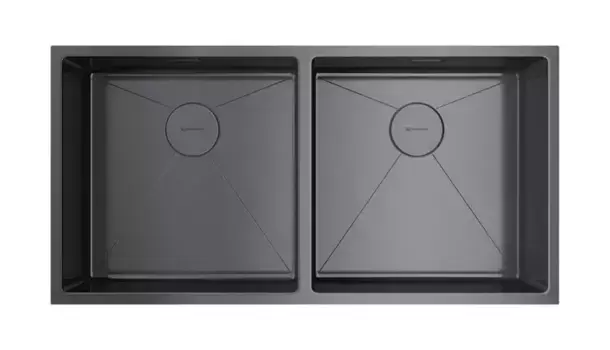 Мойка для кухни «Omoikiri» Taki 86 2 U/IFGM 87/44 нержавеющая сталь вороненая сталь