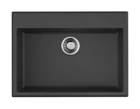 Мойка для кухни «Omoikiri» Tedori 68 BL 68/50 искусственный камень чёрная