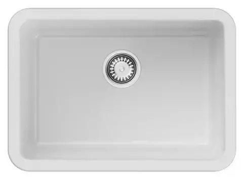 Мойка для кухни «Omoikiri» Torishima 67-U/I-WH 67/48 Natceramic белая