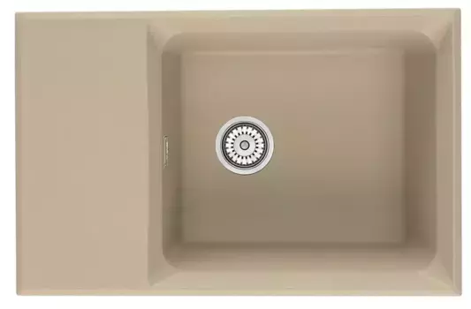 Мойка для кухни «Point» Этна 78/50 кварц светло-бежевая