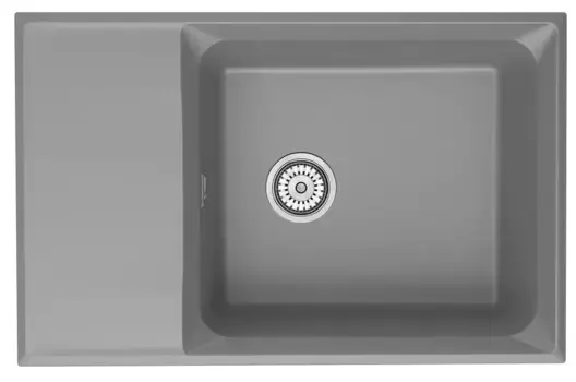 Мойка для кухни «Point» Этна 78/50 кварц серая
