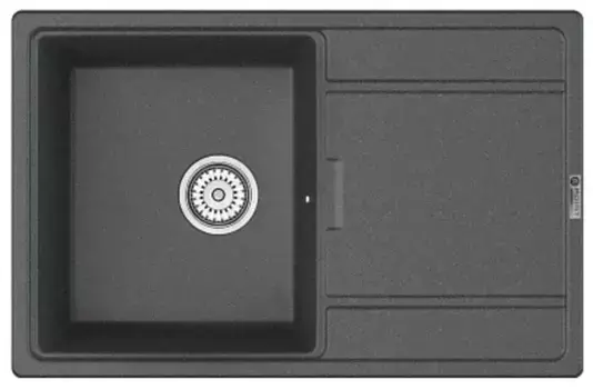 Мойка для кухни «Point» Лаура 78/50 искусственный камень графит