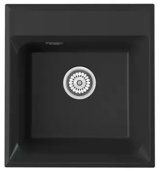 Мойка для кухни «Point» Мисти 46/50 кварц чёрная