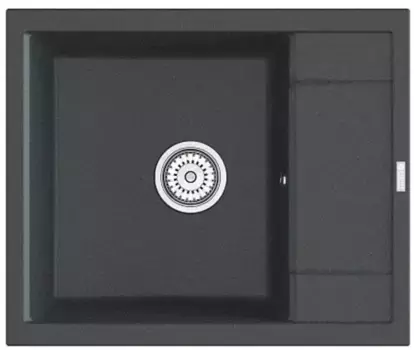 Мойка для кухни «Point» Римо 60/50 искусственный камень графит