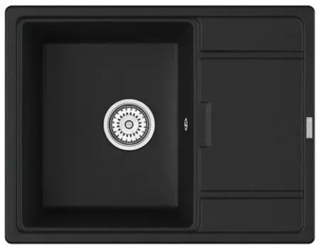 Мойка для кухни «Point» Стил 65/50 искусственный камень черная