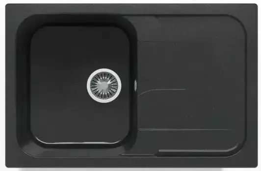 Мойка для кухни «Polygran» Alto-780 78/51 №16 искусственный камень чёрная универсальная