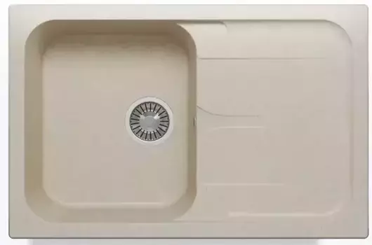 Мойка для кухни «Polygran» Alto-780 78/51 №327 искусственный камень кремовый универсальная