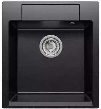 Мойка для кухни «Polygran» Argo-460 46/51 №16 искусственный камень черная