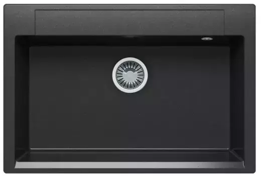 Мойка для кухни «Polygran» Argo-760 76/51 №16 искусственный камень черная