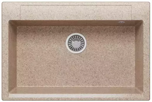 Мойка для кухни «Polygran» Argo-760 76/51 №302 искусственный камень песок