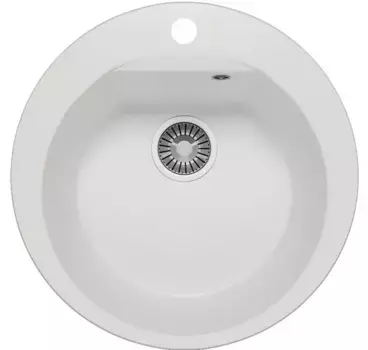 Мойка для кухни «Polygran» Atol-460 46 №36 искусственный камень белый хлопок