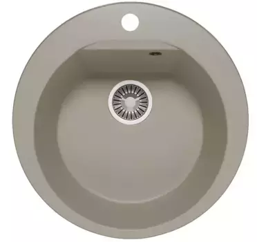 Мойка для кухни «Polygran» Atol-520 52 №14 искусственный камень серая