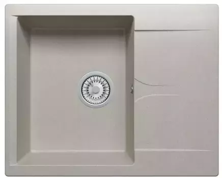 Мойка для кухни «Polygran» Gals-620 62/50 №14 искусственный камень серая