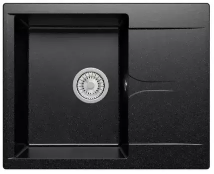 Мойка для кухни «Polygran» Gals-620 62/50 №16 искусственный камень черная