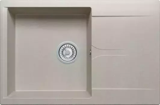 Мойка для кухни «Polygran» Gals-760 76/50 №14 искусственный камень серая