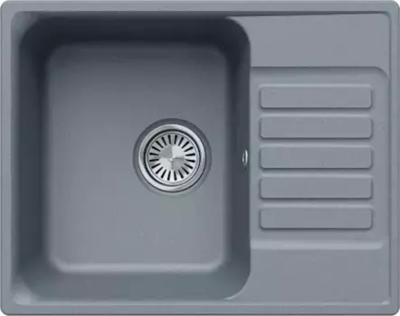 Мойка для кухни «Polygran» Quartz Bond 600 60/48 кварц грей универсальная