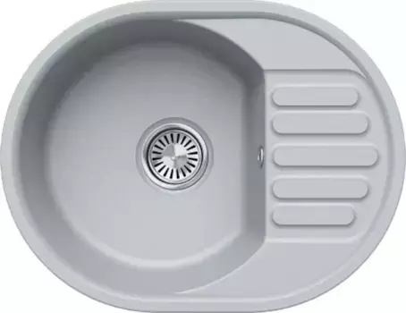 Мойка для кухни «Polygran» Quartz Bond 610 61/48 кварц платина универсальная